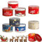 8 mini barattoli per biscotti natalizi in latta con coperchio, confezione regalo di Natale, mini scatola di metallo, set regalo di Natale, per feste di Natale, scatole di caramelle fai da te