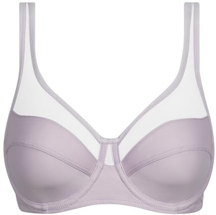 DIM Soutien-Gorge Femme avec Armatures Generous Classique x1 Soutien-Gorge, Violet Grise, 90C