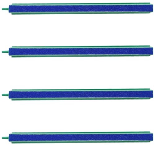 IKOPFLN 4 Stück Ausströmerstein Aquarium Aquarium Luftstein Luftsteinscheibe Sprudler Luftstein für Aquarium Aquarium Sauerstoffstein Luftblasen Ausströmerstab 16.5 cm für Aquarium