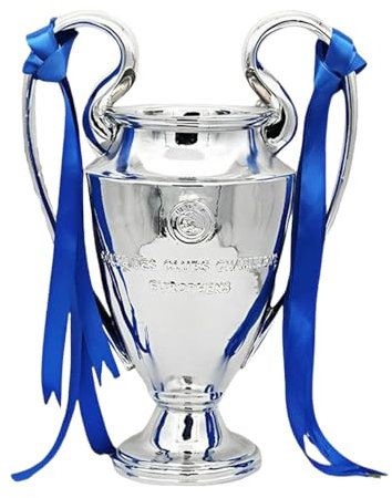 MIAOWR Trophée des Champions d'europe De Football Trophées De Football Objets De Collection De Fans Décorations De Bureau À Domicile De Bar,16cm/6.3in