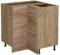 Vicco Eckunterschrank R-Line, Küchen Eckschrank, Sonoma, 75.6 cm ohne Arbeitsplatte