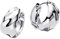 Pandora Essence Kleine Gewellte Creolen-Ohrringe aus Sterling Silber, 293874C00
