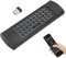 SustVita Teclado inalámbrico Mini Backlight, Control Remoto del Mouse de Aire 2.4G con Sensor infrarrojo para TV Inteligente, proyector y Caja de televisión Android