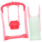 HONITANO 1 Juego Miniatura con Columpio y Tobogán para Casa de Muñecas Accesorio Decorativo para Niñas para de Infantil y Decoración de Casa