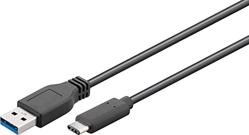 MicroConnect 3 m USB usb3.1ca3 °C USB A Male USB C, 3.0 USB A Male USB Cable – USB Cable (3 m, Black (Gen 1), Male/Male, Black)