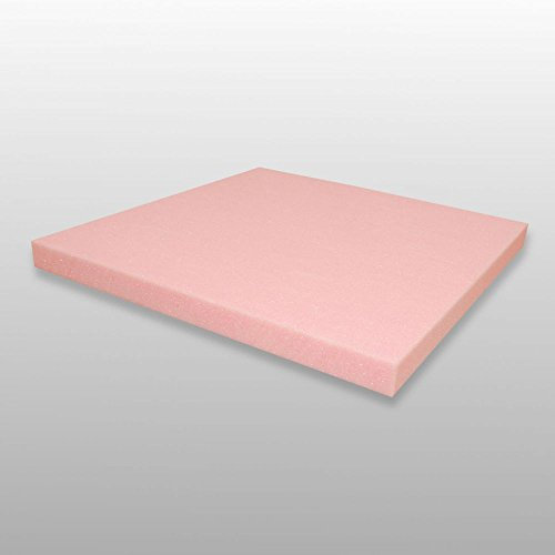 Fränkische Schlafmanufaktur Stuhlkissen viscoelastisch, Rollstuhlkissen, Sitzkissen 40x40x3, ohne Bezug