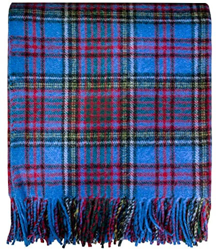 I LUV LTD Tartan Decke Wollmischung Schottisch Anderson Modern 60 x 72 Zoll
