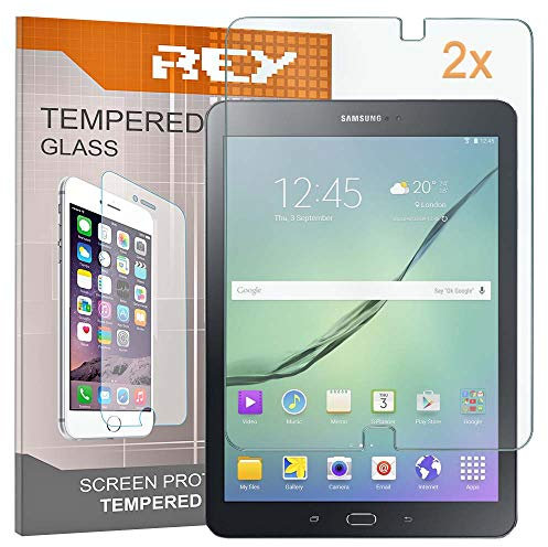 [Lot de 2] Verre Trempé Compatible avec Samsung Galaxy Tab S2 9.7 T813 T810, Protecteur d'écran qualité supérieure