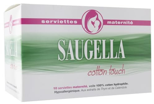 Serviettes Maternité Cotton Touch x 10 Saugella
