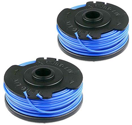 RocwooD 2 x Spool & Line Cord Fits MaCallister MGT600 Strimmer Grass Trimmer FLY021