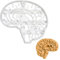 Anatomisches Gehirn Ausstechform, 1 Teil, Bakerlogy