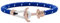 PAUL HEWITT Anker Armband Phrep Lite - Segeltau Nylon Damen Armband in Blau Weiß, Armband mit Anker Schmuck aus IP-Edelstahl (Roségold)