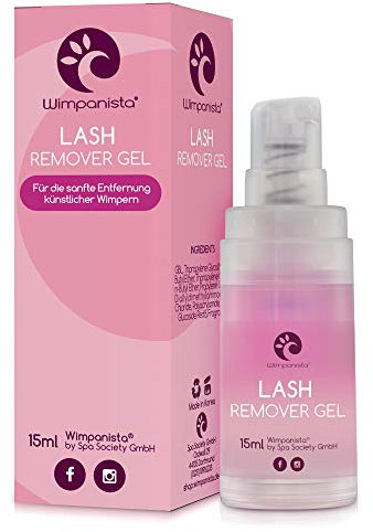 Wimpanista® Lash Remover Gel für die Wimpernverlängerung. Entferner von Einzelwimpern und Wimpernkleber Kleberesten (15ml)
