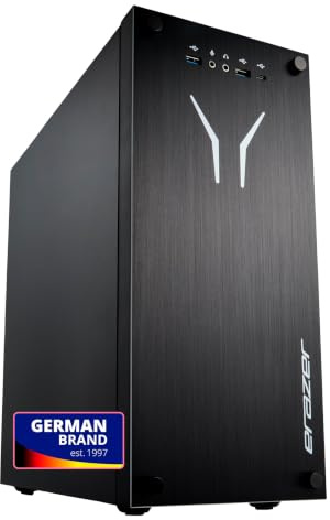 ERAZER Recon E30 Gaming PC - Ultra 5 225, Intel Graphics, 16 GB DDR5 RAM | 1 TB PCIe SSD, Intel WiFi AX203 WLAN, Bluetooth, GbE LAN, Windows 11 Home