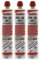Fischer Injektionsmörtel FIS AB 300 T 3er-Set - Montagemörtel mit ETA-Bewertung & R120, 3x 300ml inklusive 7x Statikmischer