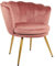 Genesis Akzent-Stuhl, Metall, rosa-Dusty pink, Einheitsgröße