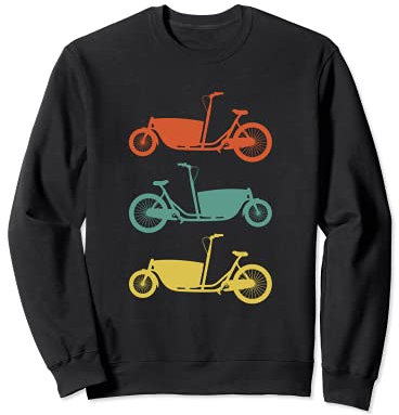 Elektro Transportrad Lastenfahrrad Lastenrad Sweatshirt