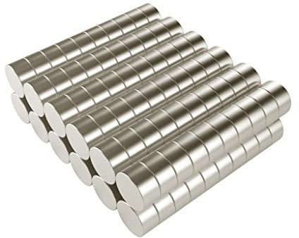 Magnetpro 120 Stück Scheibe Magnete 6x3 mm, Mini Magnete für Magnettafel, Whiteboard, Tafel, Pinnwand, Kühlschrank