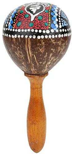 Holz-Maracas für Kinder und Erwachsene,Professionelles Maracas-Musikinstrument, Musik-Shaker, Rumba-Shaker, Handschlaginstrument, Sandhammer-Musikinstrument, für die Früherziehung von Kindern(1),