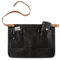 Black Forest Fox TIP HUNTER CRACKER Lederschürze – Halbschürze für Küche, Bar & Zapfanlage | Zapfschürze mit Taschen für Männer & Frauen (Split-Black, Cracker-Leder)