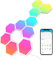Govee Glide Hexa Appliques Murales, 10 Panneaux Lumineux LED Connectés, Hexagone LED RGBIC, Lumières Wi-Fi Créative avec Synchronisation de la Musique pour Salon, Chambre et Salles Gaming
