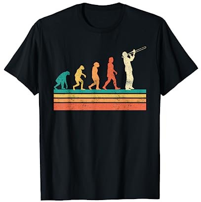 Musiker Posaunist die Evolution Posaune T-Shirt