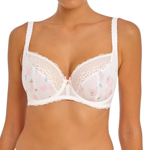 Daydreaming Plunge Bra Flora White White 34F
