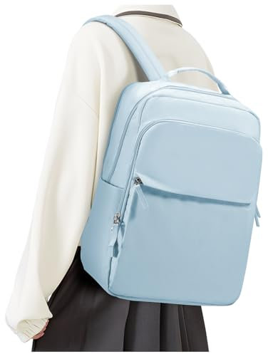 CADOLIM College-Rucksäcke für Damen, Schule, Teenager, Mädchen, Mittelschulrucksack für Jungen, Mädchen, Schultasche, Büchertaschen für Frauen, Blau