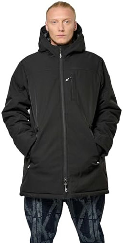 Kaporal, Veste pour Homme, Coupe Regular, Manches Longues, Col Capuche, Modèle Reyo, Couleur Black, Taille S