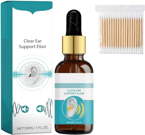 EchoPure Organic Ear Support Elixier, Tinniease Spray für Tinnitus, Tinnitus Relief für Klingeln,Lindern Ohrbeschwerden (1 Pcs)