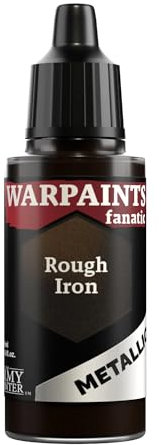 The Army Painter Warpaints Fanatic Pigment métallique Peinture de loisirs 18 ml (fer rugueux)
