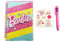 ODS - Barbie My Notebook, cuaderno con lentejuelas reversibles, páginas con rayas, páginas blancas y dibujos para colorear, incluye bolígrafo multicolor y 1 hoja de pegatinas Barbie, 15 x 21 cm