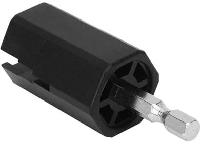 ZEACCT 1-Piece Guitar Maintenance Tool with Hexagonal Drill Attachment, String Winder Accessory for Electric & Acoustic Guitars and Bass – Durable Musician's Essential for Efficient String Changes