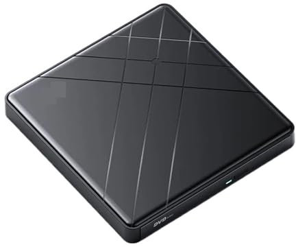 Portable 5 CD R/RW ROM DVD RAM DL Lecteur De Disque Graveur Enregistreur Lecteur Optique Externe Boîtier for Ordinateur Portable(A Blu-Ray 100G)