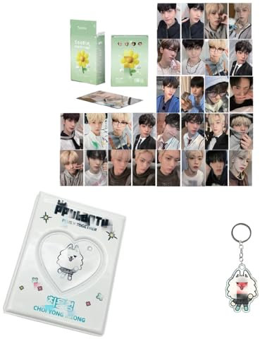 SOOBIN YEONJUN BEOMGYU Merch 50 Stück Persönliches Fotokarten-Album Binder Halter Buch Schlüsselanhänger 'Moa' Schlüsselanhänger, Soobin, /