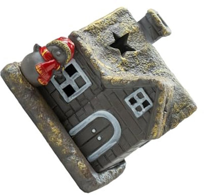 Zerodeko Keramik Weihrauch für Weihrauch Weihnachten Ornament Schnee Dekorationen Kreative Dekorative Ofen