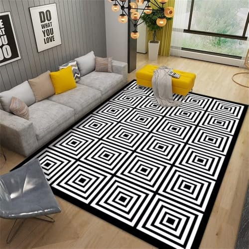 WQMMD terasse Teppich Moderne Geometrie Wohnzimmer Mode Korridor Short Pile Area Teppich Couch Teppich Multicolor babyzimmer Teppich Junge wohnen deko Teppich Teppich Baby 180X250CM