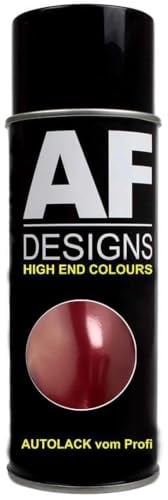 Bombe aérosol peinture laque colorée rouge métallique spray DIY