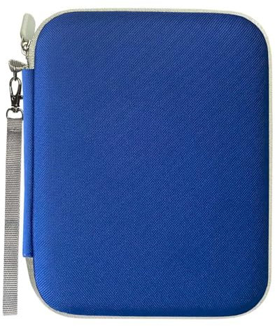 Card Case for Yoto Card Holder Storage Portable Folder with Zipper 80 Pockets Cards Card Binder fit 2.3 * 3.4 inch Mini Audiobook Cards Card Binder Holder with Sleeves for Travel (Blue) (Blue)