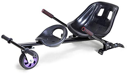 erkebspm Hoverboard-Doppelsitzbefestigung, abnehmbares Sitz-Gokart-Zubehör, kompatibel mit 6,5/ 8/ 10 Hoverboards