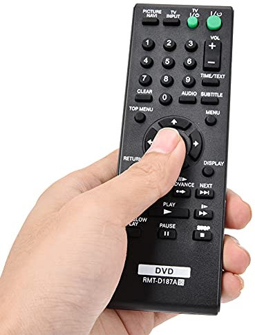 Remote Controller, Replacement Remote Control DVD Player with Big Button Design for Whole Family, Made of High Grade ABS Material, Far Transmission Distance, Easy, and