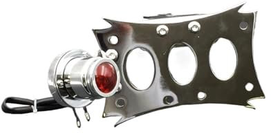 Motorbike Parts For Touring Licence Plate Holder Cover Tail Light(Type 7)