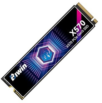 Biwin Black Opal X570 Gen5 Gaming SSD 2TB - BIS zu 14000 MB/s Lesen - M.2 2280 NVMe PCIe 5.0 mit 3D TLC NAND - Professionelle Interne Festplatte für Laptop & Desktop