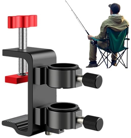 XIAOXIAOYU Regenschirm-Clip für Stuhl, drehbar, Angelstuhl-Halterung, Zubehör, Halterung für Tisch, Outdoor, Rasen, Camping, Reisen, Garten, Terrasse