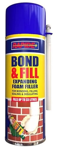 500ml Bond and Fill Expanding Foam Spray, Expanding Gap Filler for Insulation and Sealing, For Cracks, Holes and Gaps