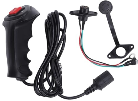 Car Winch Remote Control Kit, Wireless Electric Winch Controller with 7.5ft Cable, Enhanced Safety Remote for Truck Off Road Vehicle UTV Compatible with Most Winches
