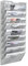 EasyPAG 10 Fächer Metall A4 Zeitschriftenhalter Wand Zeitschriften Wandhalter Aktenablage Dokumentenhalter Hängend Magazin Organizer Flyerhalter Prospektspender,Silber