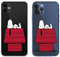 Funda para iPhone 12 - iPhone 12 Pro Oficial de Snoopy casa para Proteger tu móvil. Carcasa para Apple de Silicona Flexible con Licencia Oficial de Peanuts.