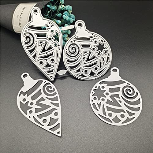 Weihnachtskugel-Metall-Stanzformen, Stanzformen für Kartengestaltung, Prägeschablonen für Scrapbooking, DIY Album Papierkarten Dekoration