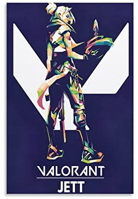 Valorant Poster Dekorative Malerei Leinwand Wandposter und Kunstbild Druck Moderne Familie Schlafzimmer Dekor Poster 20 x 30 cm Valorant Poster Valorant Leinwand Kunst Poster Bild Modern Office F